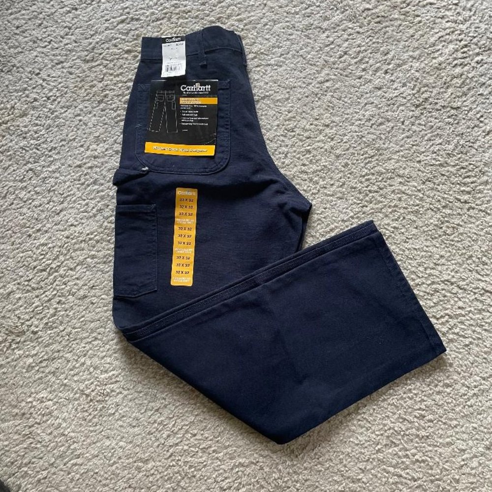 Carhartt Work Dungaree 32x32 NWT Dark Blue
